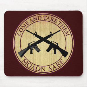 Molon Labe (gekommen und nehmen Sie sie) Mousepad