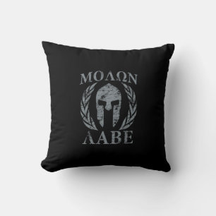 Molon Labe Grunge Spartan-Rüstung Kissen