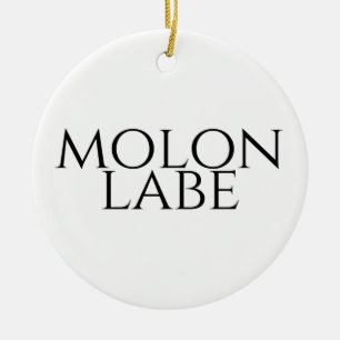 Molon Labe Keramik Ornament