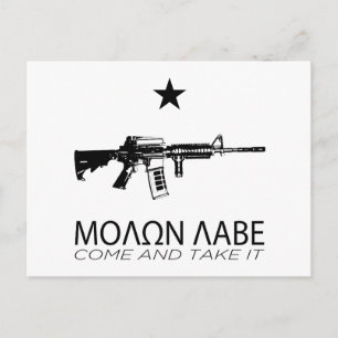 Molon Labe - Komm und nimm es Postkarte