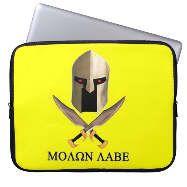 MOLON LABE LAPTOPSCHUTZHÜLLE (Vorderseite)