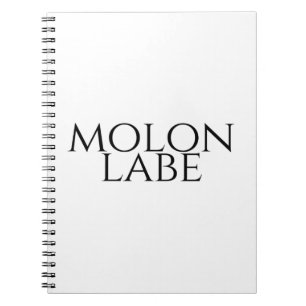 Molon Labe Notizblock