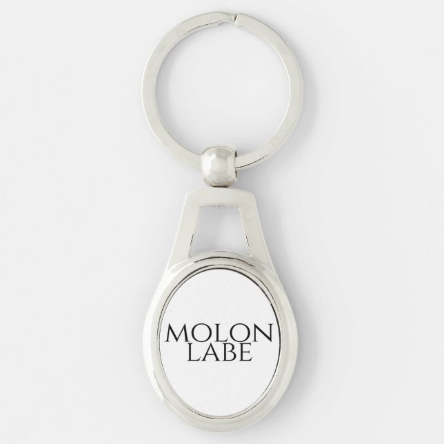 Molon Labe Schlüsselanhänger (Vorderseite)