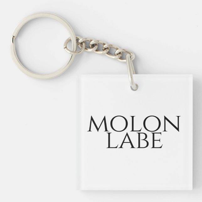 Molon Labe Schlüsselanhänger (Vorderseite)
