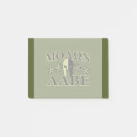Molon Labe Spartan 5 Sterne Olive Green