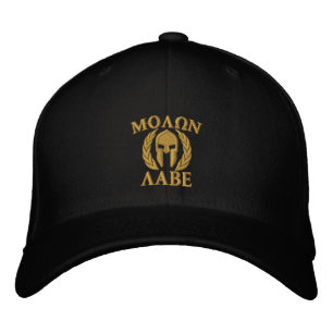 Molon Labe Spartan Helmet Stickerei Bestickte Baseballkappe