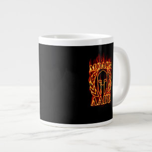 Molon Labe Spartan Krieger Laurels über Feuer Jumbo-Tasse