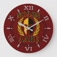 Molon Labe Spartan Maske Laurels Burgund Dial