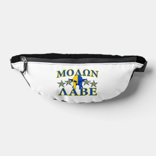 Molon Labe Spartan Warrior Helmet 5 Sterne Bauchtasche