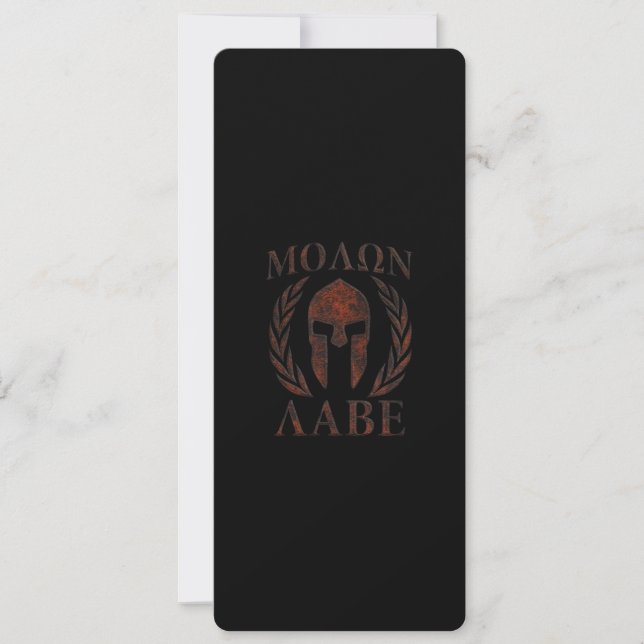 Molon Labe Spartan Warrior Laurels (Vorderseite)