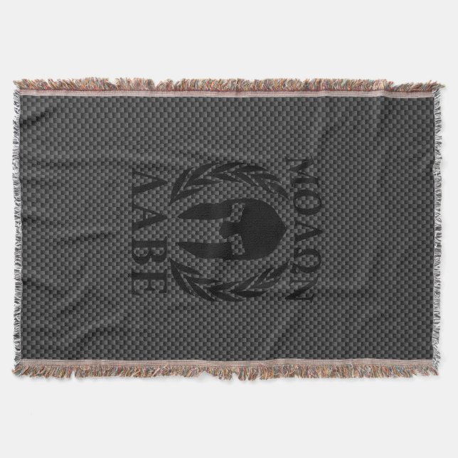 Molon Labe Spartan Warrior Laurels Carbon Decor Decke (Vorderseite)