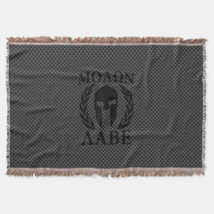 Molon Labe Spartan Warrior Laurels Carbon Decor Decke