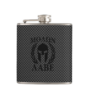 Molon Labe Spartan Warrior Laurels Flachmann