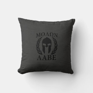 Molon Labe Spartan Warrior Laurels Kissen