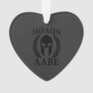Molon Labe Spartan Warrior Laurels Ornament