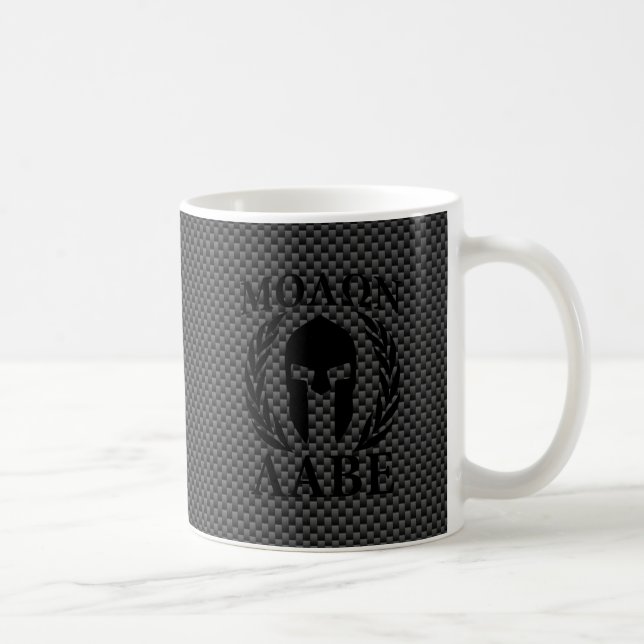 Molon Labe spartanische Kaffeetasse (Rechts)