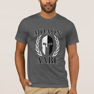 Molon Labe spartanische T-Shirt