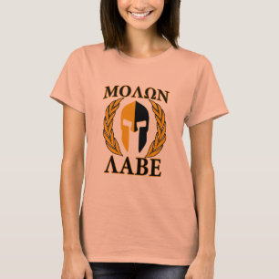 Molon Labe spartanischer T-Shirt