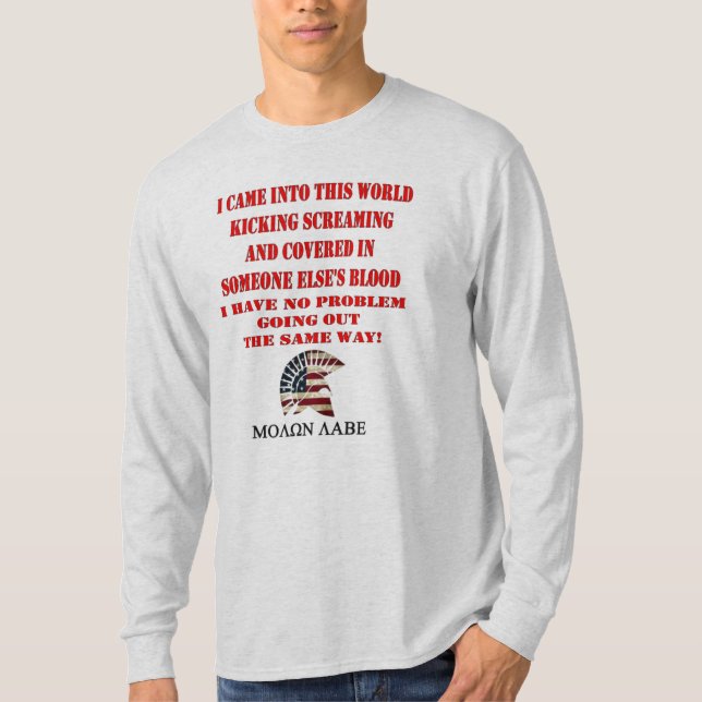 MOLON LABE T-Shirt (Vorderseite)