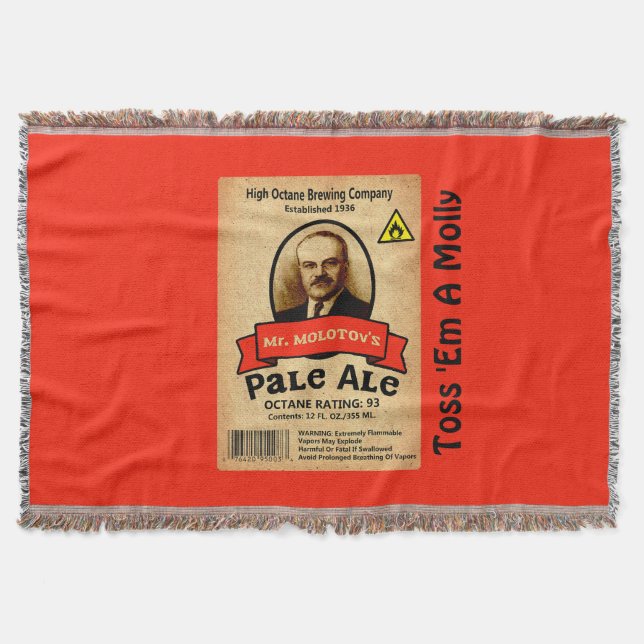 Molotovs Etikett für bleifreie Ale Decke (Vorderseite)