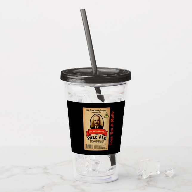 Molotows blasser Ale Acryltrinkbecher (Vorderseite Ice)