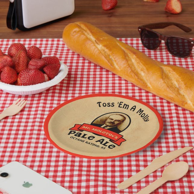 Molotows blasser Ale Pappteller (Picknick)