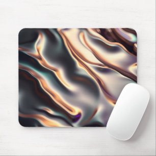 Molten Iridescent Ripples Mousepad