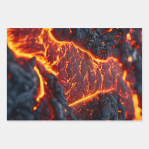 Molten Lava Geschenkpapier Set