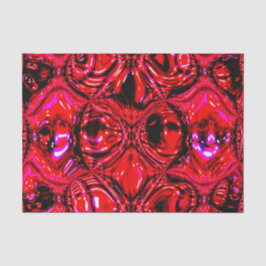'Molten Red' Abstract Tissue Paper Seidenpapier