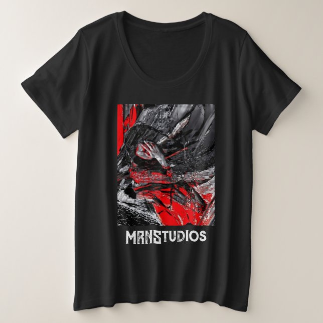 Molten Soul Große Größe T-Shirt (Design vorne)