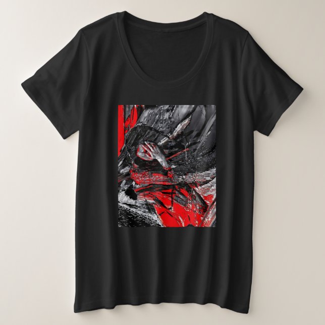 Molten Soul Große Größe T-Shirt (Design vorne)