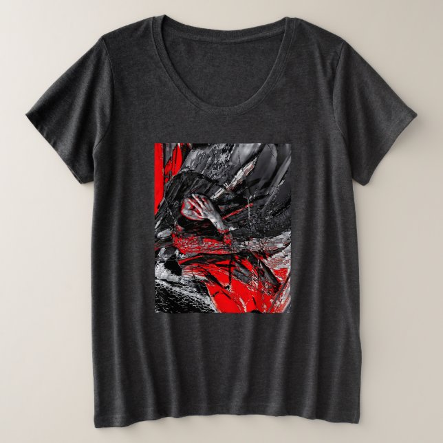 Molten Soul Große Größe T-Shirt (Design vorne)