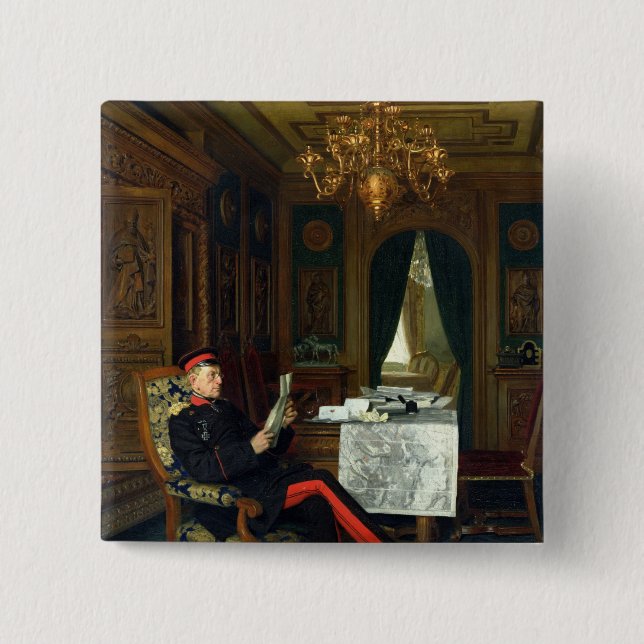 Moltke in Versailles, 1872 Button (Vorderseite)