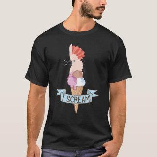 Moluccan Cockatoo-Eiscreme-Papagei T-Shirt