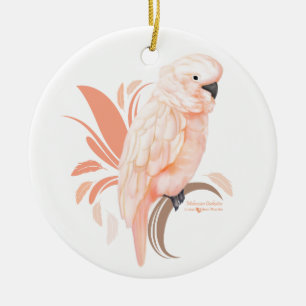 Moluccan Cockatoo Keramik Ornament