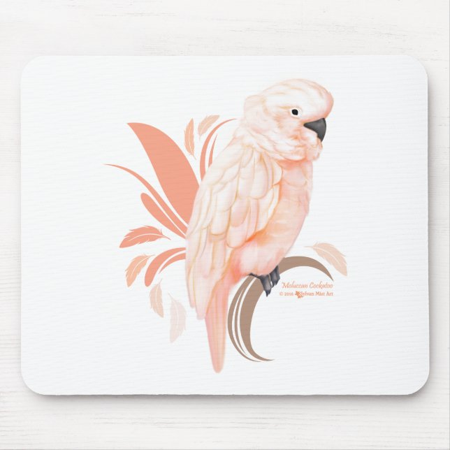 Moluccan Cockatoo Mousepad (Vorne)