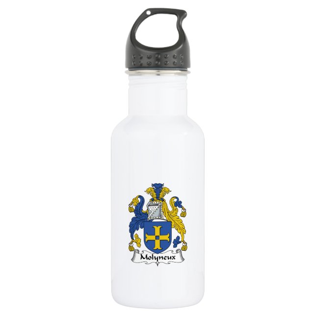 Molyneux Familienwappen Trinkflasche (Vorderseite)