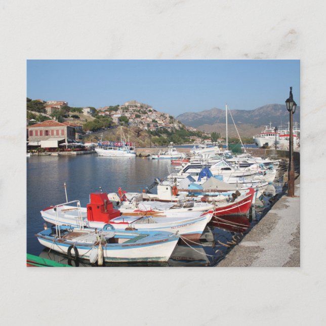 Molyvos Postkarte (Vorderseite)