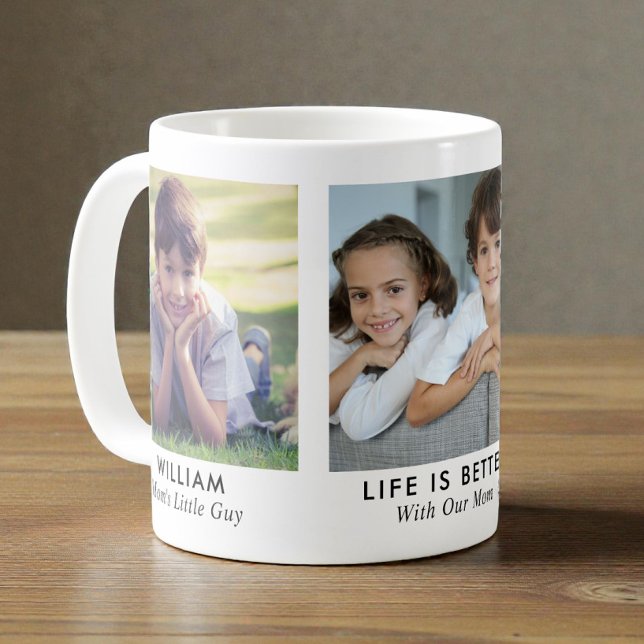 Mom 3 Foto Kaffeetasse (Mom 3 Photo Coffee Mug
)
