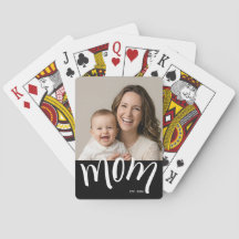 Mom and Baby Photo Custom Year Established 