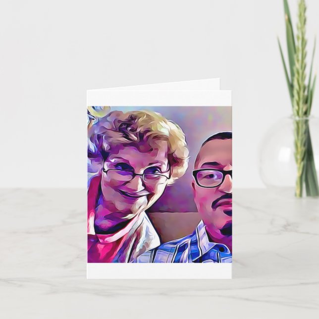 Mom and me Mother's Day 2017 ages 84 and 64 card   Karte (Vorderseite)