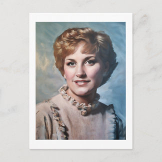 Mom as Computer Impasto Oil Painting Postkarte