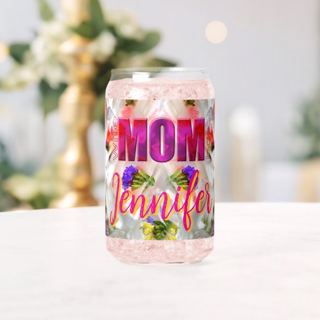 'Mom-Boss-Fire' – Diseño floral en cubos  Dosenglas (Insitu (Hochzeit))