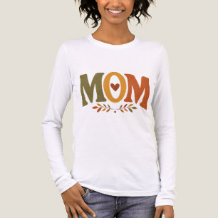 MOM Cozy Fall Herbst Mutterschaft Tri-Blend Shirt