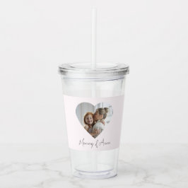 Mom Custom Name & Photo | Acrylic Tumbler Acryltrinkbecher