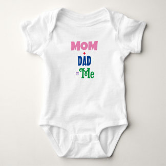 Mom+dad=me Baby Strampler
