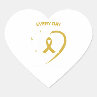 Mom Dad Women In Memory Daughter Childhood Cancer Herz-Aufkleber
