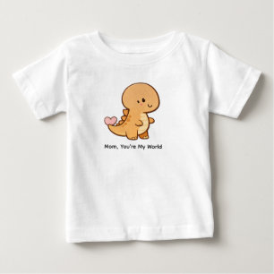 "Mom, Du bist meine Welt" T-Shirt Kleinkind