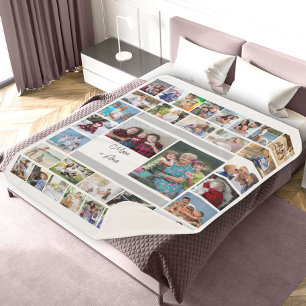 Mom equals Liebe 34 Fotocollage Sherpa-Decke Sherpadecke