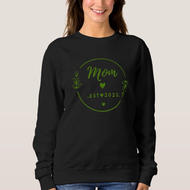 Mom Est . 2025 T-Shirt-New Mom Gift- Mother Shirt (Vorderseite)